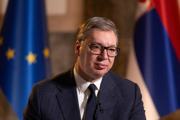 Interview wirth Serbia's President Aleksandar Vucic in Belgrade