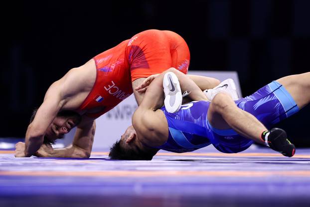 Zagreb: Svjetsko prvenstvo u hrvanju, polufinale, slobodni stil, muškarci, 86kg, Rakhim Magamadov - Hayato Ishigur