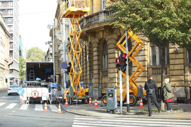 Zagreb: Pripreme za snimanje filma "Canary Black"