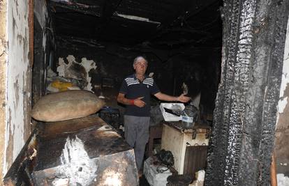 Mirku iz Bjelovara sve izgorjelo u požaru: 'Za tren mi je planula kuća. Sve što imam je na meni'