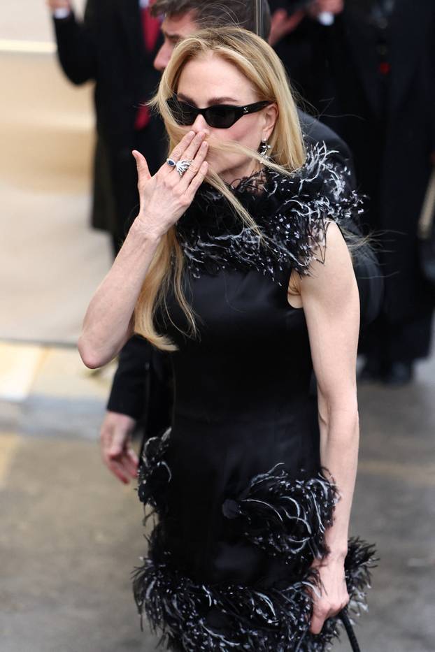 Guests at Chanel Haute Couture Spring/Summer 2026 show in Paris