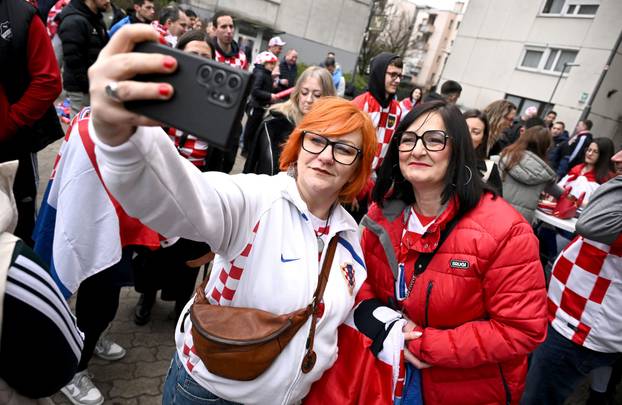 Ljubljana: Dolazak navijača na utakmicu Francuska - Hrvatska 