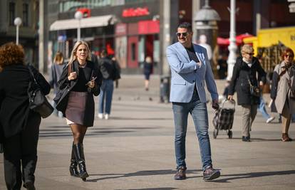 Dan idealan za šetnju: Silvija i Peco uživali na suncu u Zagrebu