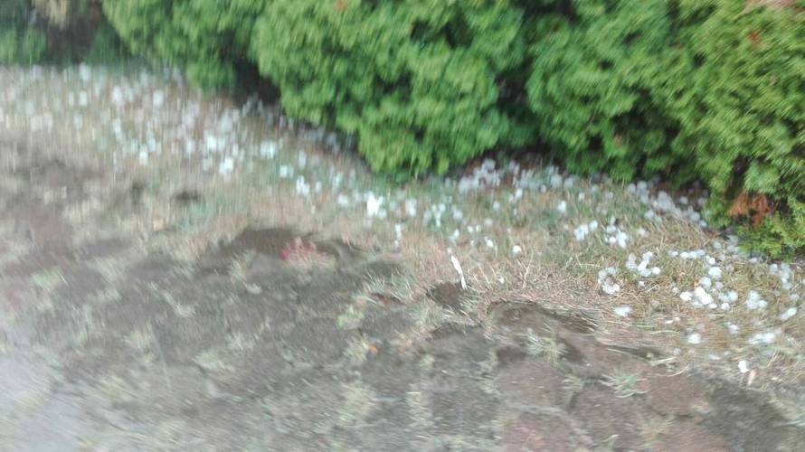 Počelo nevrijeme: U Mariji Bistrici tuča kao golf loptice