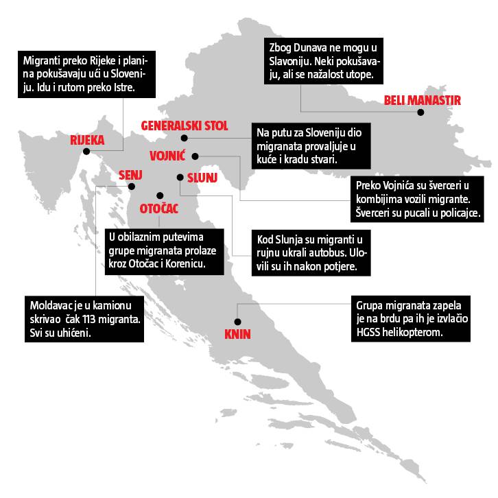 Točke pucanja: Migranata je sve više, otvaraju se nove rute