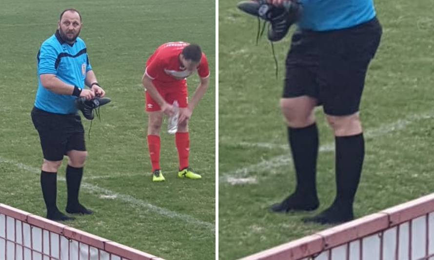 Bosonogi sudac: Žuljaju me cipele i baš me briga za to...