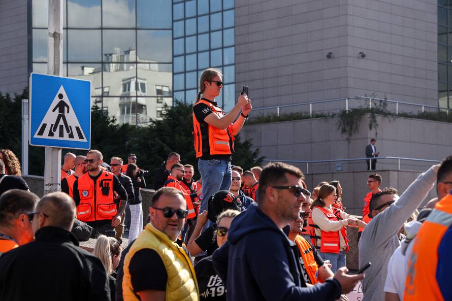 Zagreb: Prosvjed djelatnika zavoda za Hitnu medicinu