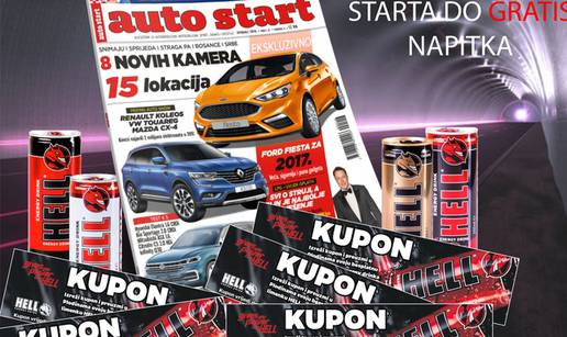 Auto start: Kupon zamijenite svojim Hell Energy napitkom