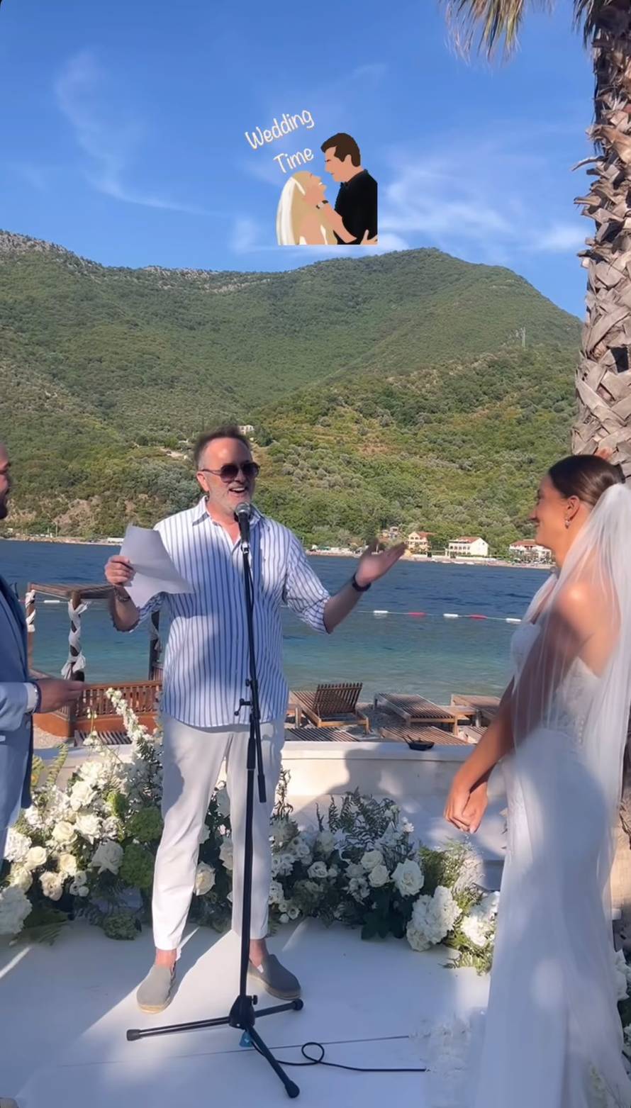 Tarik Filipović našao se u ulozi matičara na vjenčanju nećakinje