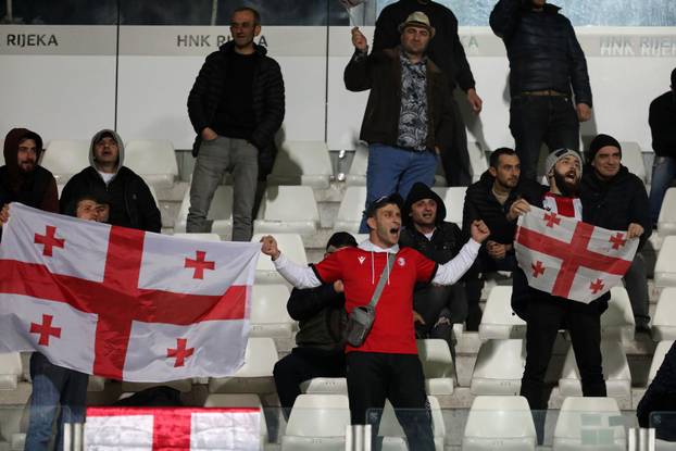Rijeka: Kvalifikacijska utakmica između Hrvatske i Gruzije U-21 reprezentacije.