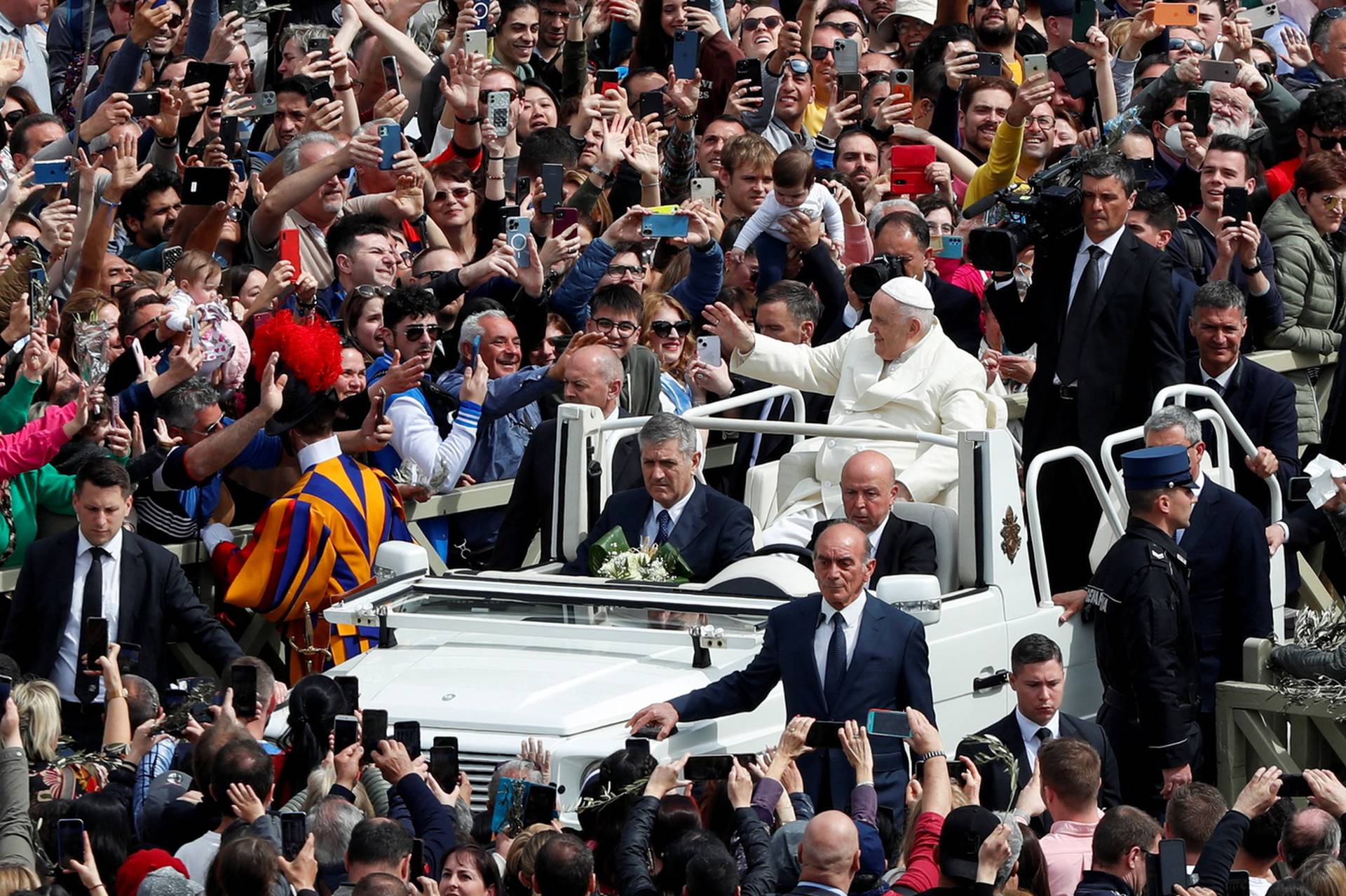 Palm Sunday Mass in Saint Peter's Square at the Vatican