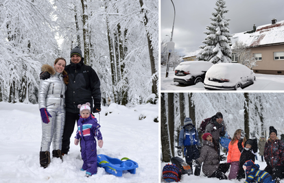 Prvi snijeg zabijelio je Delnice: 'Jedva smo čekali da padne. Nekad ga je bilo i dva metra'