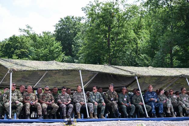 Slunj: Uzvanici na međunarodnoj vojnoj vježbi "Borbena moć 26"