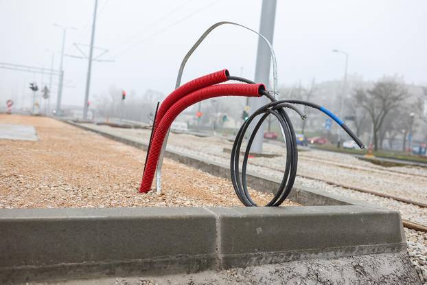 Radovi na Sarajevskoj cesti, proširenje ceste i gradnja nove tramvajske rute