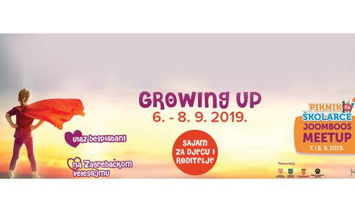 GROWING UP – veseli vikend! Svi  na Velesajam!