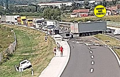 Strašna nesreća na A4! Kamion probio ogradu. Prekinut promet i na A1 zbog sudara u tunelu!