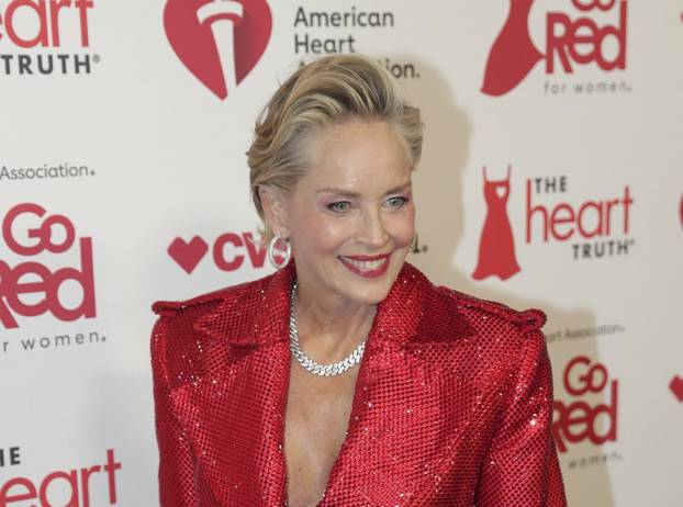 Sharon Stone Stuns at The American Heart Association's Red Dress Collection Concert 2025