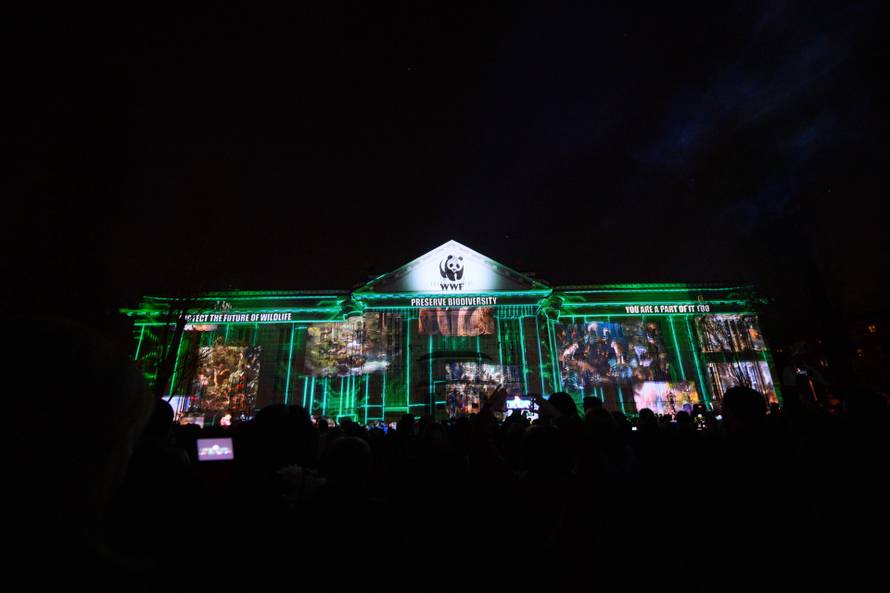 Zagreb: Na Trgu Marka Marulića svečano otvoren ovogodišnji Festival svjetla