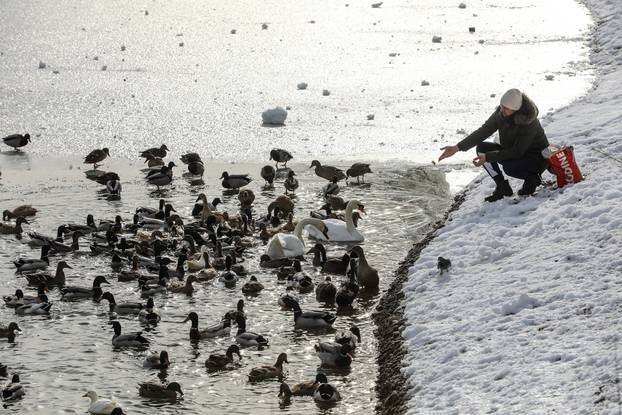 Sveta Nedelja: Zimska idila na jezeru Kipišće