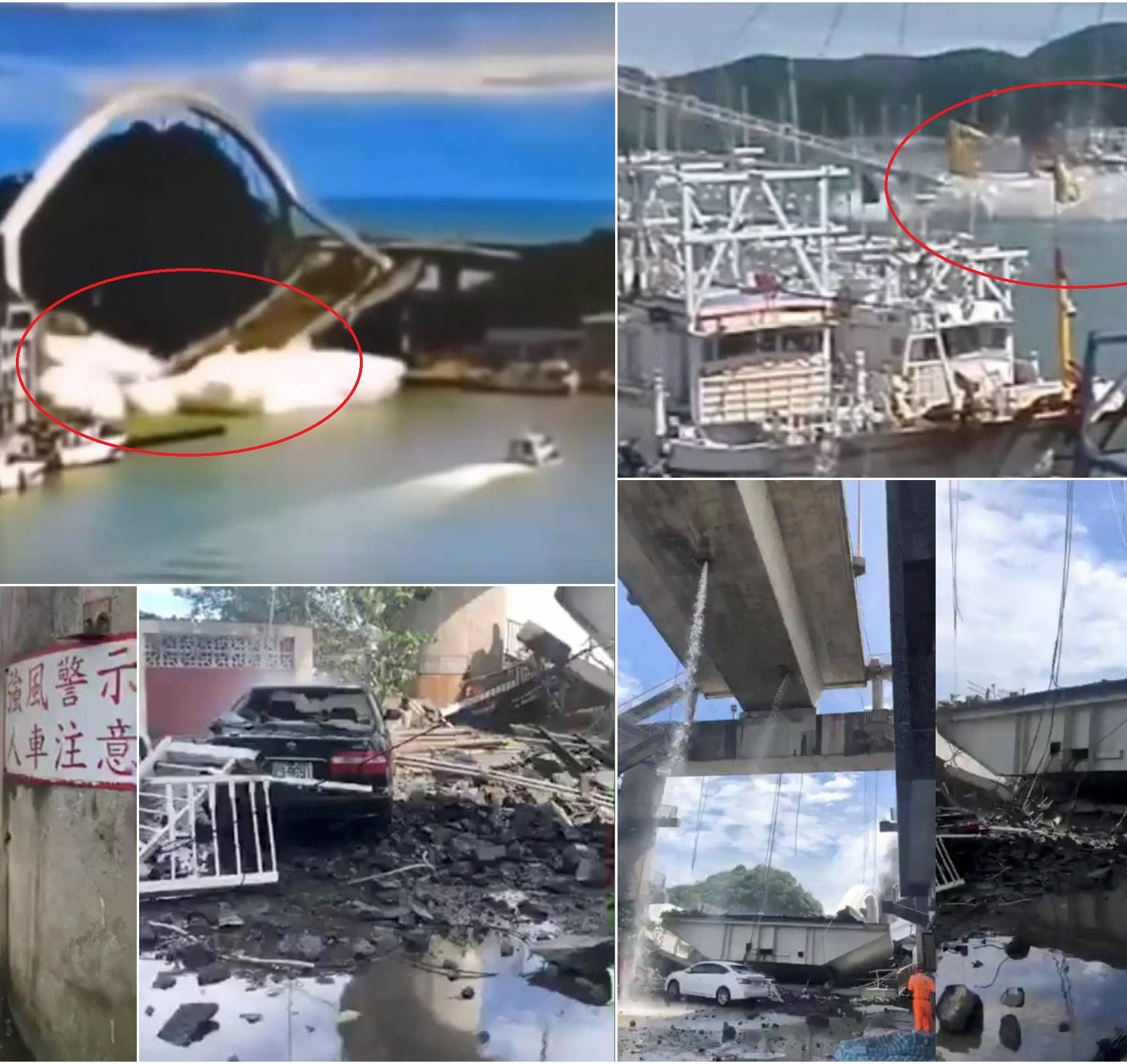 Trenutak užasa: Most se srušio na brodove, traže se preživjeli
