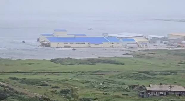 Aftermath of an earthquake in Russia