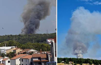 VIDEO Veliki požar u Puli pod nadzorom, gorjelo 10 hektara