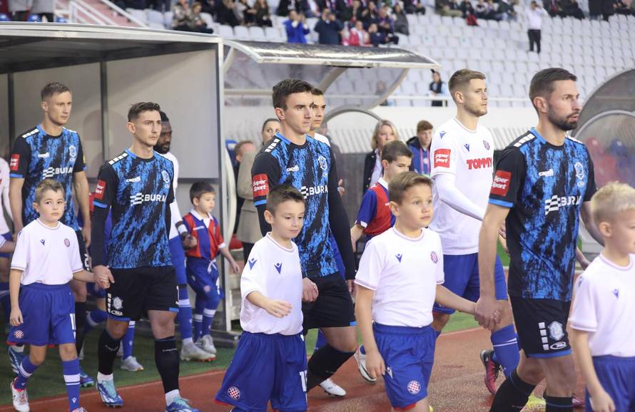 Split: Susret HNK Hajduk i NK Varaždin u 15. kolu Prve HNK