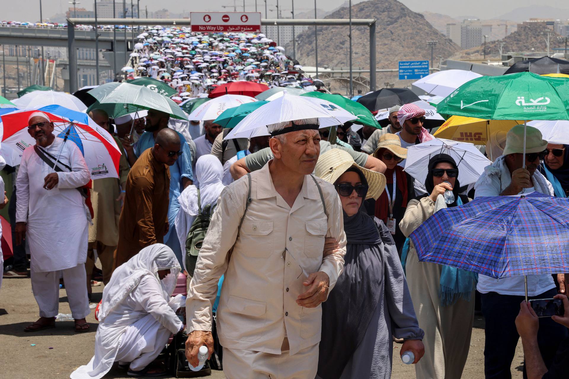 Annual haj pilgrimage in Mina