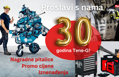 TENA-G slavi 30. rođendan uz ekskluzivne popuste i poklone top brendova alata!