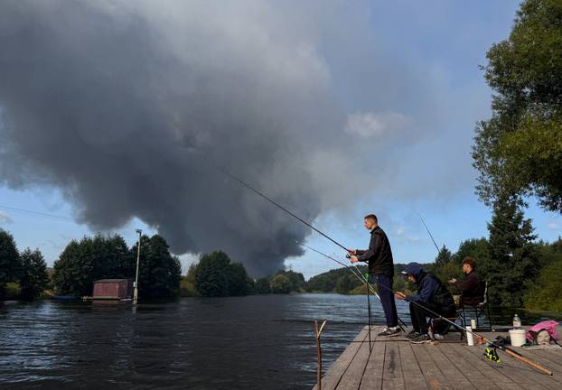 Wildberries warehouse in Moscow region on fire after Ukrainian drone attack