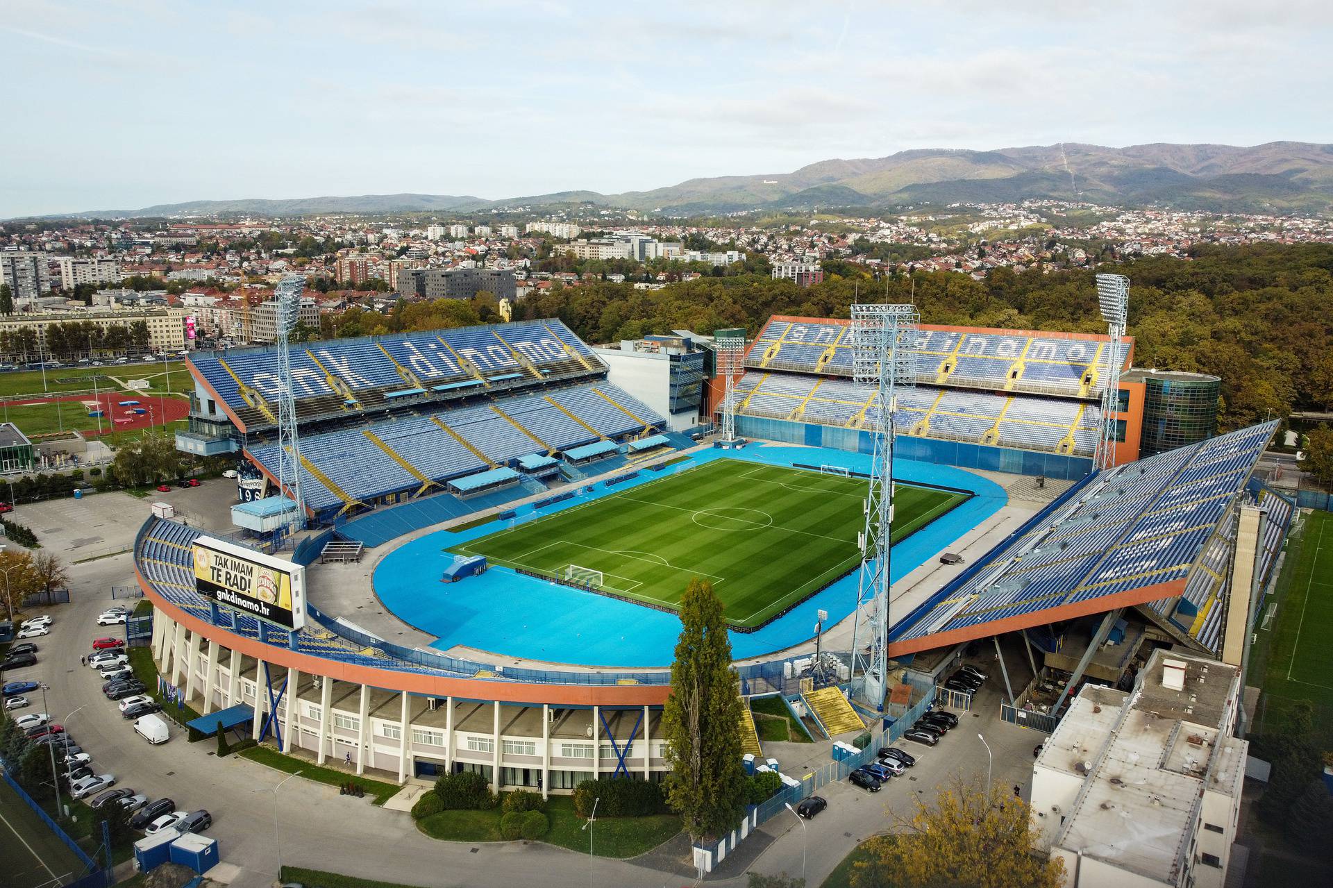 Fotografije iz zraka stadiona Maksimir i SRC-a Svetice