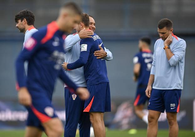 Zagreb: Hrvatski nogometni reprezetativci odradili trening
