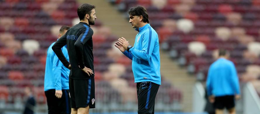 Moskva: Trening hrvatske nogometne reprezentacije