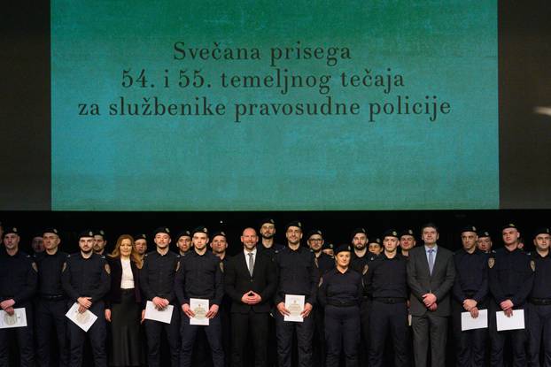 Zagreb: Svečana prisega vježbenika za službenike pravosudne policije