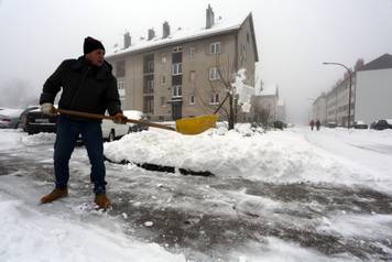 Delnice: Snijeg pao na podruÄju Gorskog kotara