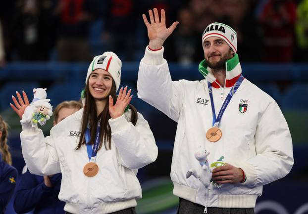 Curling - Mixed Doubles Victory Ceremony
