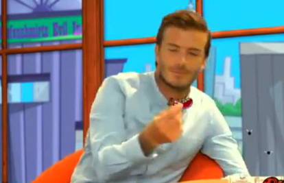 Sve za djecu: Beckham 'pojeo' kukce u dječjem talk showu...