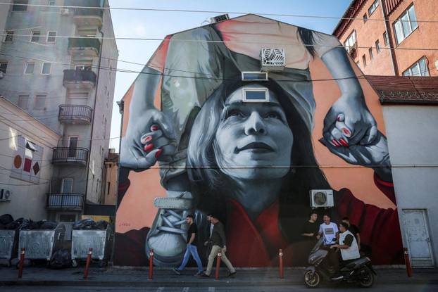 Mural festival, in Kosovo