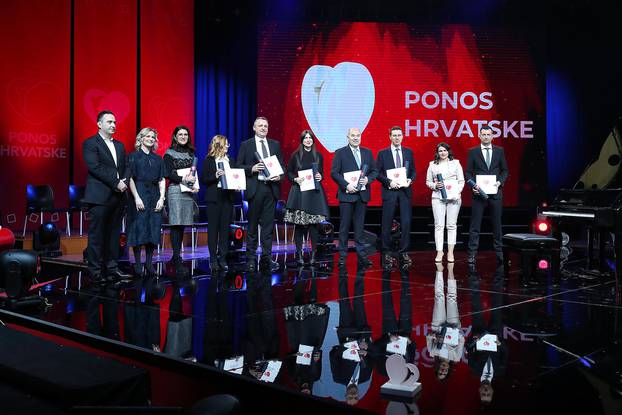 Svečana dodjela nagrada 24sata Ponos Hrvatske, dodjela zahvalnica