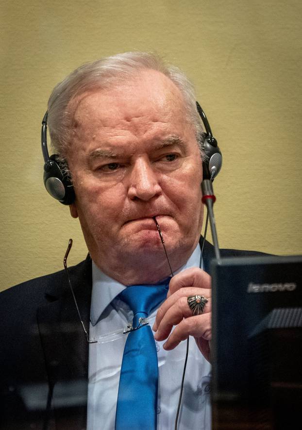 Former Bosnian Serb commander Mladic appeal judgement at UN court in The Hague