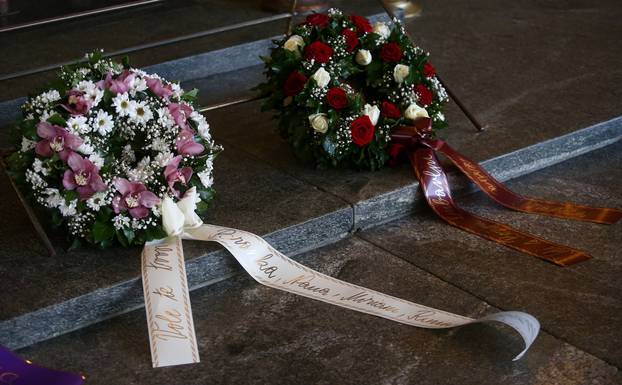 Sprovod Laze Goluže na zagrebačkom Krematoriju
