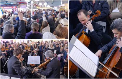 Zagrebački solisti zabavljali su građane na zagrebačkoj tržnici