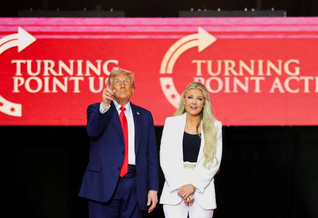 Memorial service for slain conservative commentator Charlie Kirk, in Glendale