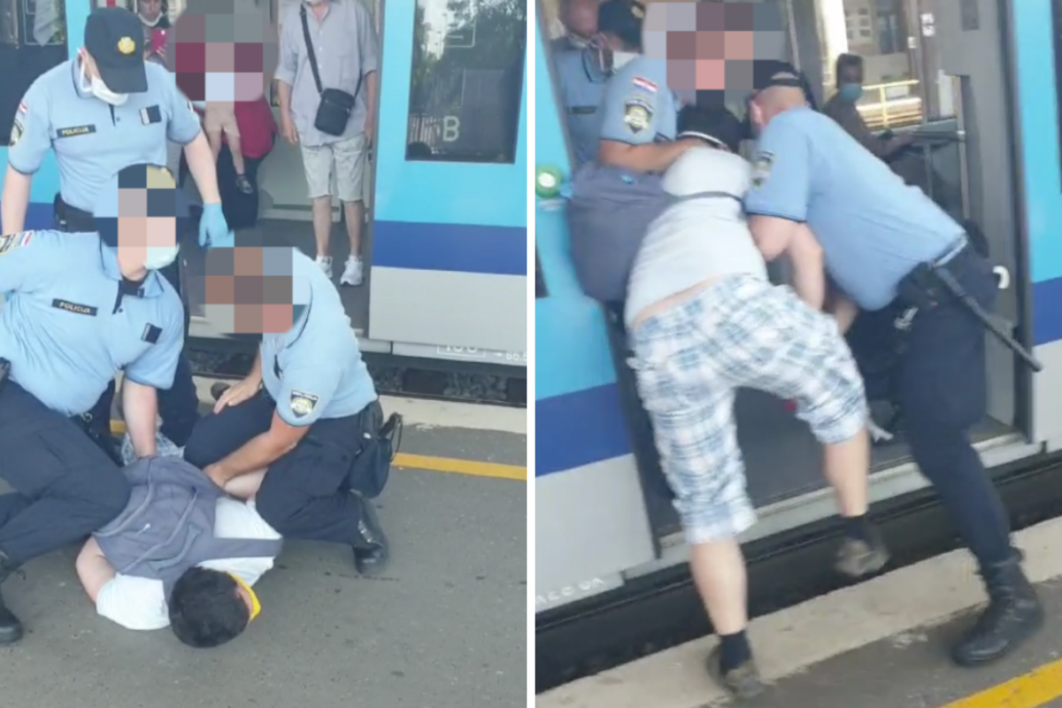 Zagreb: Muškarac ušao u vlak s djetetom, ali nije htio staviti masku. Policija ga je izbacila