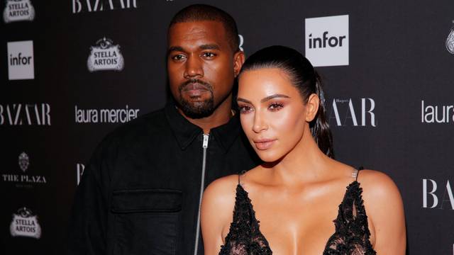 Kanye West and Kim Kardashian attend Harper's Bazaar's celebration of 'ICONS By Carine Roitfeld' at The Plaza Hotel during New York Fashion Week in Manhattan, New York, U.S.