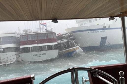 Detalji drame u Splitu: 'Vjetar je bio 212 kilometara na sat. Ovo su ekstremni vremenski uvjeti'