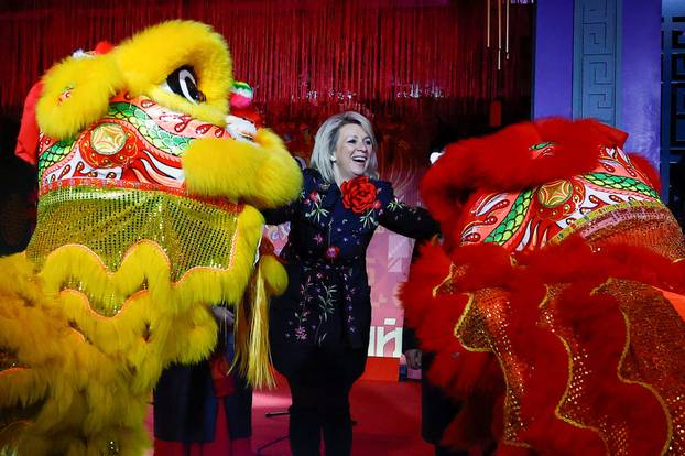 Lunar New Year celebration, in Moscow