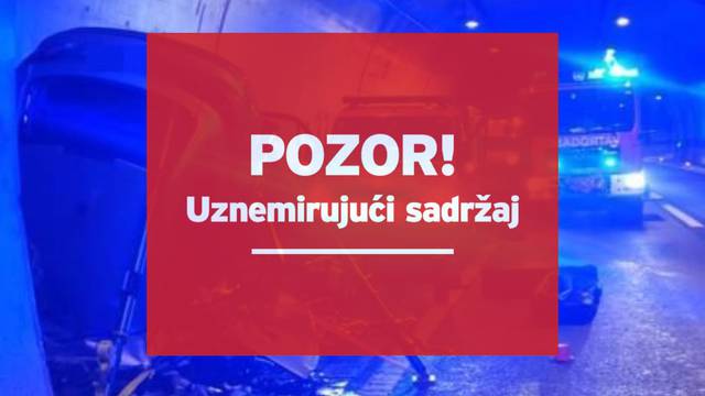 U tunelu Sveti Rok poginuo je muškarac (45): Vozio je po ugibalištu pa se zabio u zid