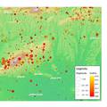 Pogledajte kartu svih potresa većih od jednog Richtera u razdoblju od deset godina