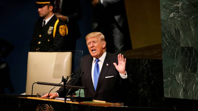 Trump addresses the United Nations in New York